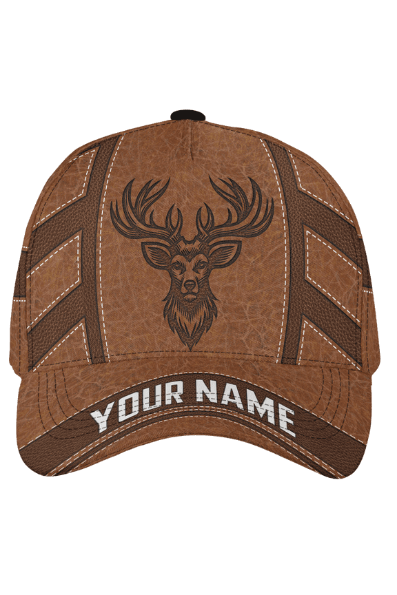 Personalized Name Deer Hunting Classic Baseball Cap Multicolor, Deer Hunting Cap