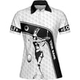 thumbnail image 1 of Lotusprinthandmade Personalized Name Golf Friends Women Polo (Lightweight) S-5XL Multicolor (2XL), 1 of 5