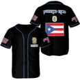 thumbnail image 1 of Lotusprinthandmade Personalized Name & Number Sports Puerto Rico Baseball Jersey XS-5XL Multicolor, 1 of 5