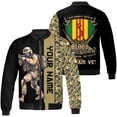 thumbnail image 1 of Lotusprinthandmade Personalized Name Veteran All-over Print Bomber Jacket S-5XL Multicolor, 1 of 5