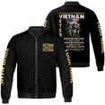 thumbnail image 1 of Lotusprinthandmade Personalized Name Veteran All-over Print Bomber Jacket S-5XL Multicolor, 1 of 4