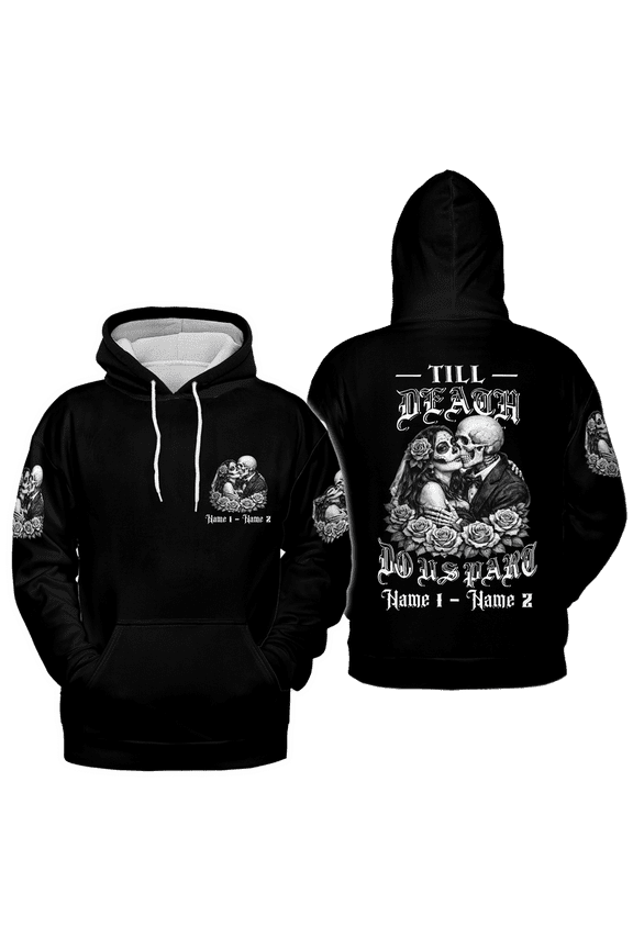 Personalized Till Death Do Us Part Hoodie 3D (2XL)