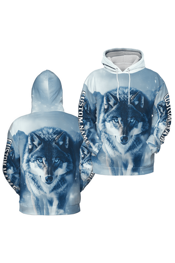 Personalized Wolf Native America People Hoodie 3D (Lightweight) S-5XL Multicolor (4XL), 3D Printed Hunting Hoodie