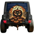 thumbnail image 1 of Lotusprinthandmade Scary Pumpkin Halloween Spare Tire Cover With Backup Camera Hole 6 Sizes (32 in.)– Tire Cover With Halloween Theme, 1 of 7