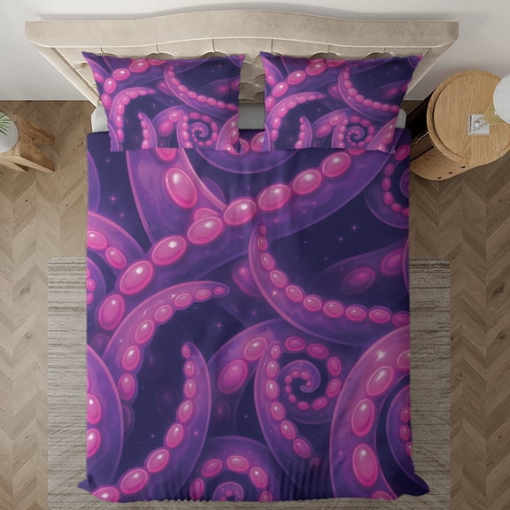 Lotusprinthandmade Sea Turtle 3D Bedding Set (Made in Vietnam) (60x80), Ocean Theme Bed Decor for Marine Life Lovers