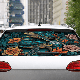 Sea Turtle Vinyl Transfer Decal Sticker For Laptop/Car/Truck