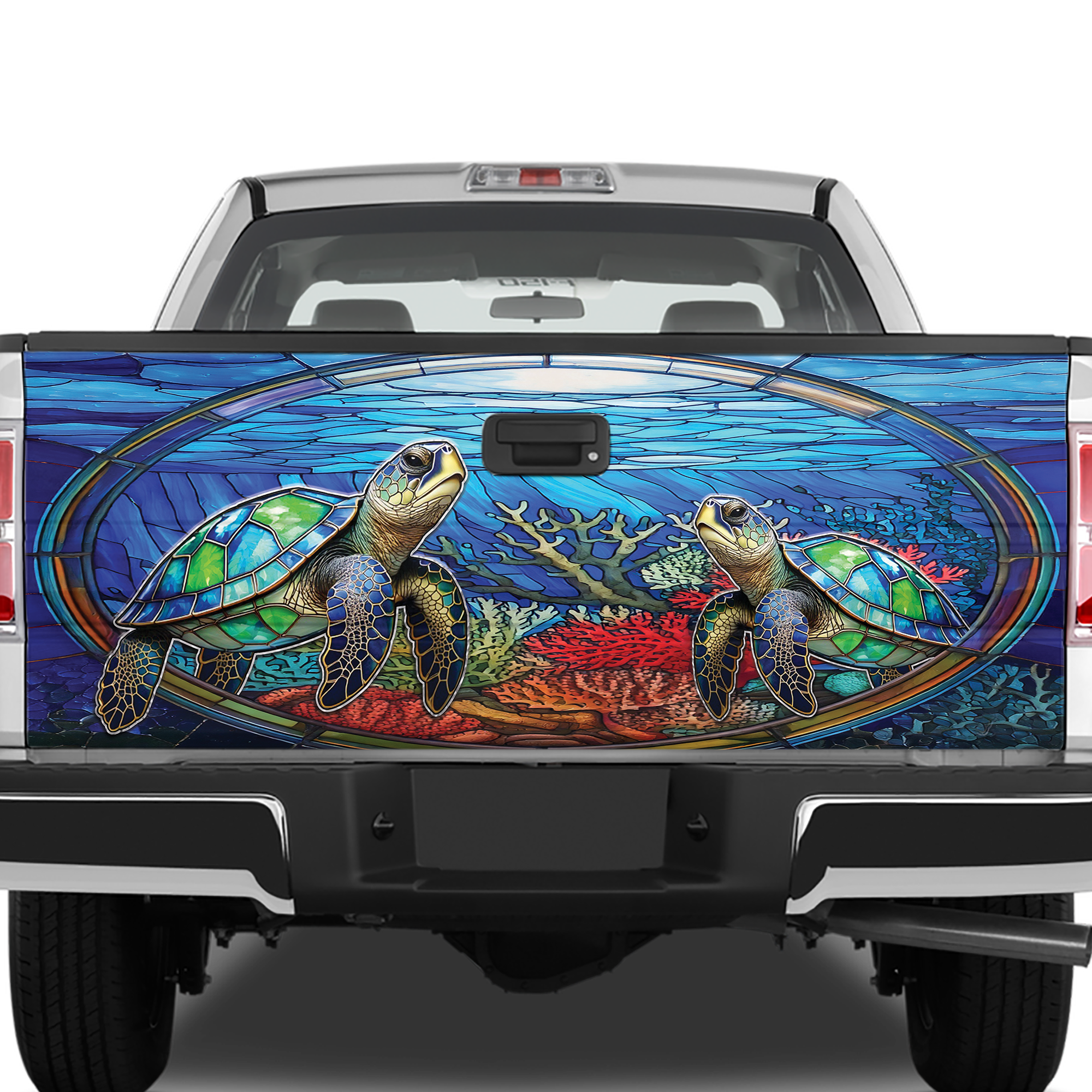Turtle Shell Pattern Truck Lotusprinthandmade Sea Turtle Tailgate Wrap 2 Sizes (24