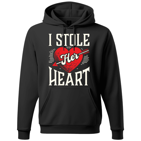 Lotusprinthandmade So I'm Stealing His Last Name Black Hoodie 2D S-5XL 50/50 cotton/polyester mix