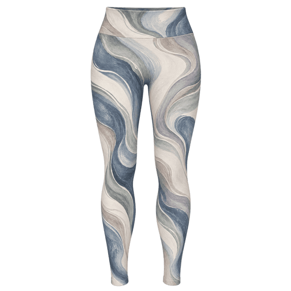 Lotusprint LLC Soft Blue Sage Abstract Marble All-over Print Standard ...
