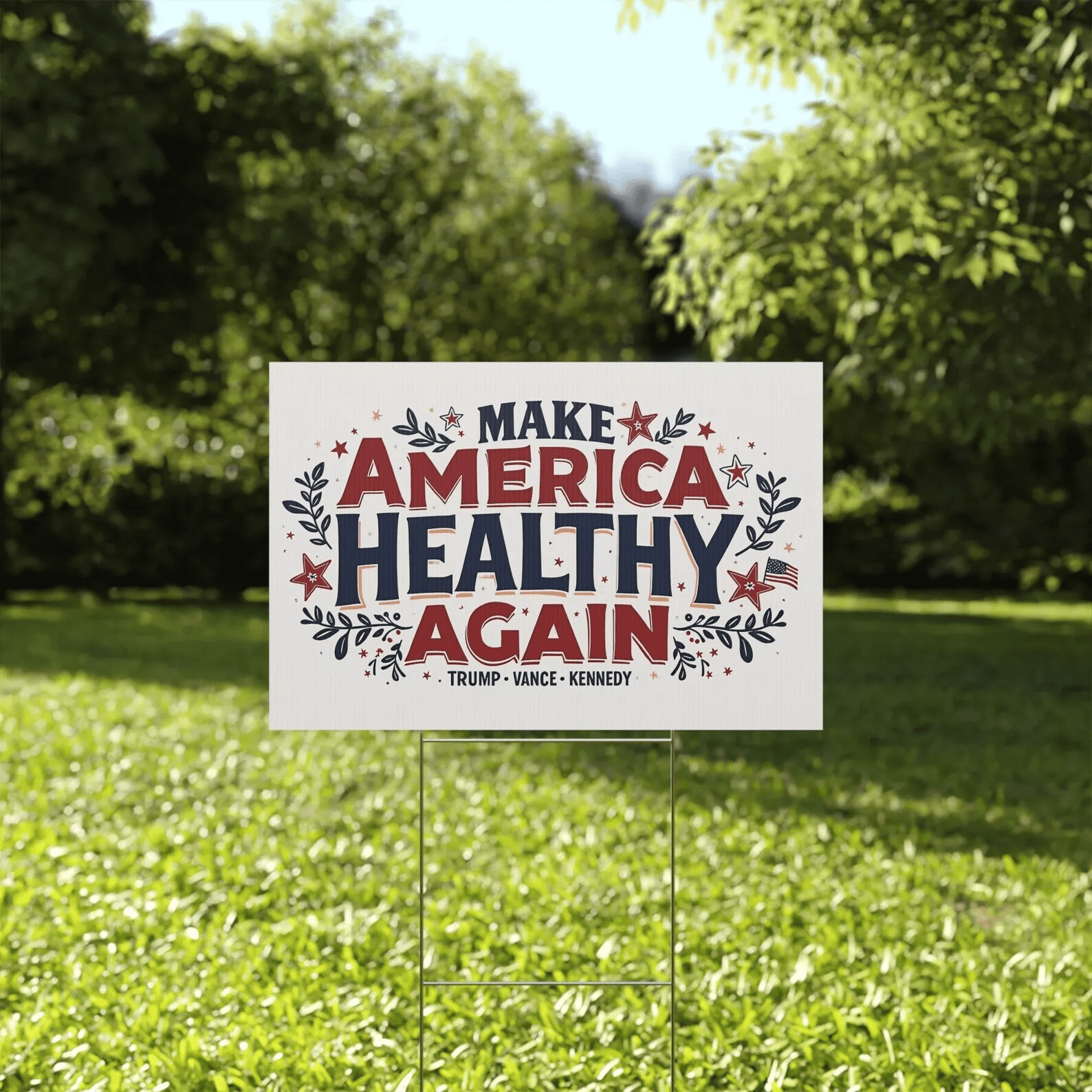 Lotusprinthandmade Trump Vance Kennedy Make America Healthy Again 2024