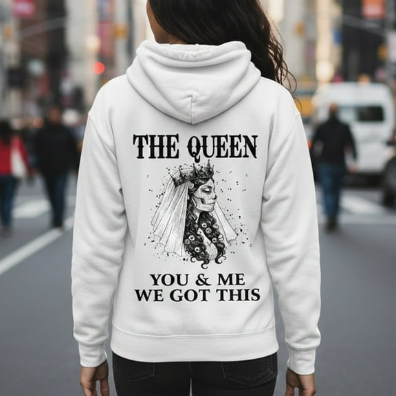 Lotusprinthandmade Valentine’s Day King And Queen Couple Hoodie 2D S-5XL Multicolor (S) – Valentine Couple Hoodie Set