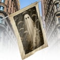 thumbnail image 1 of Lotusprinthandmade Vintage Halloween Spooky Floral 100% Polyester Vertical House Flag 29.5 x 39.5 inches, halloween garden flag, spooky halloween house flag, 1 of 3