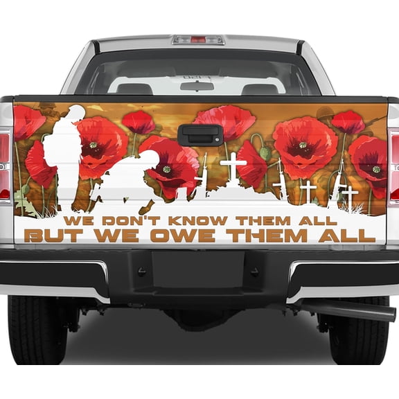 Lotusprinthandmade We The People Eagle Hope America Tailgate Wrap 2 Sizes, we the people tailgate wrap, we the people tailgate decal