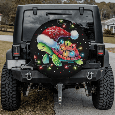 Lotusprinthandmade Wolf Graphic Spare Tire Cover Without Backup Camera Hole, Wolf Spare Tire Cover