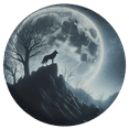thumbnail image 1 of Lotusprinthandmade Wolf Spare Tire Cover Without Backup Camera Hole 6 Sizes, wolf tire covers, wolf spare tire cover, tire cover wolf, 1 of 8