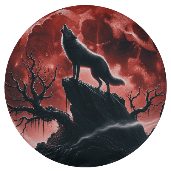 Lotusprinthandmade Wolf Spare Tire Cover Without Backup Camera Hole 6 Sizes, wolf tire covers, wolf spare tire cover, tire cover wolf
