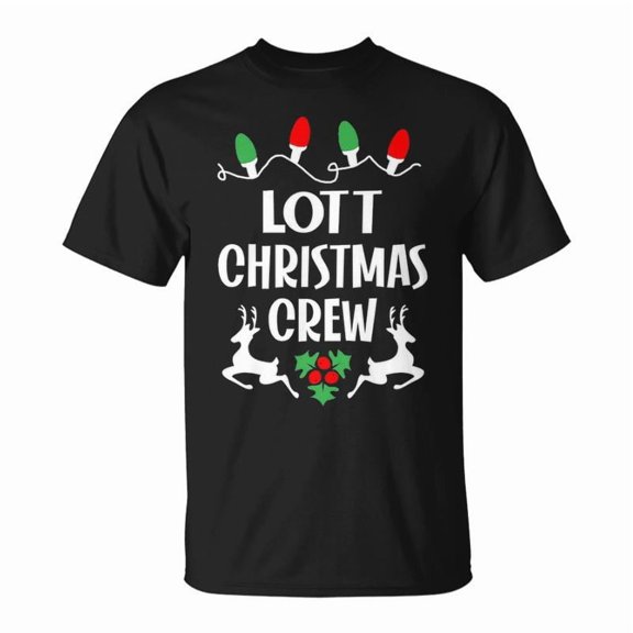 Lott Name Gift Christmas Crew Lott Unisex TShirt