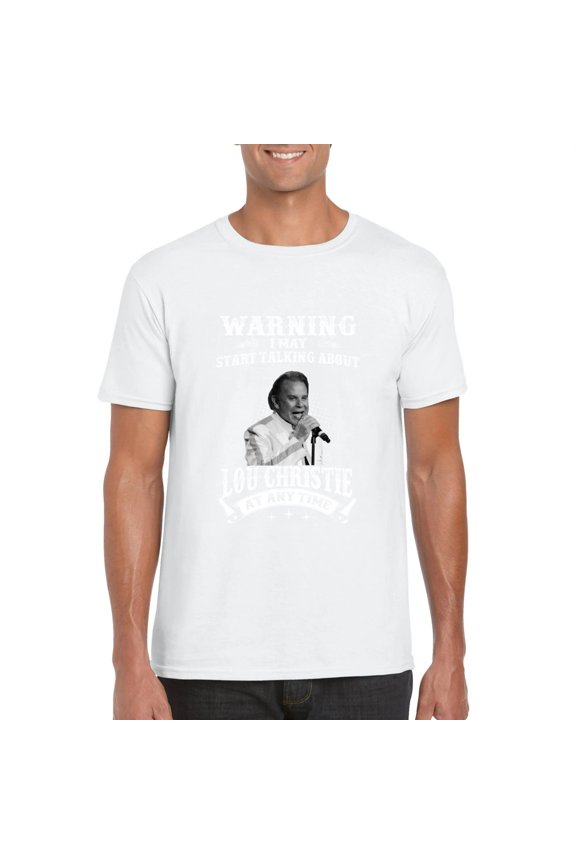 Lou Christie At Any Time Music Pop Star Fan 60s Legend T-Shirt, for men & women, up to size 5XL