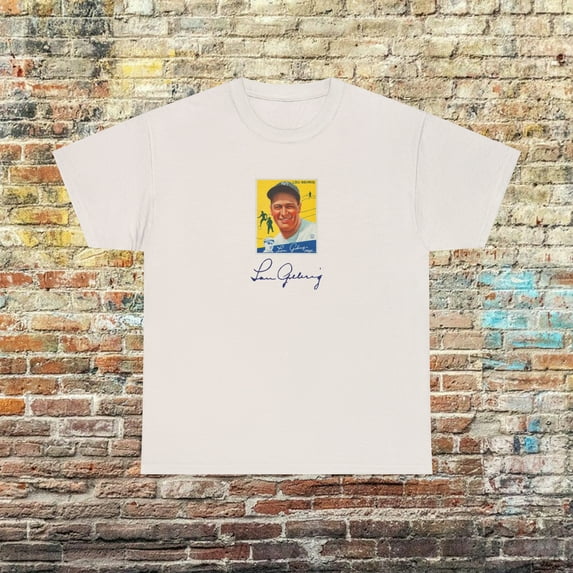 Lou Gehrig Baseball Card Shirt