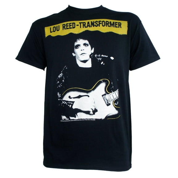 Lou Reed Men's Transformer T-Shirt Black | Officially Licensed Merchandise