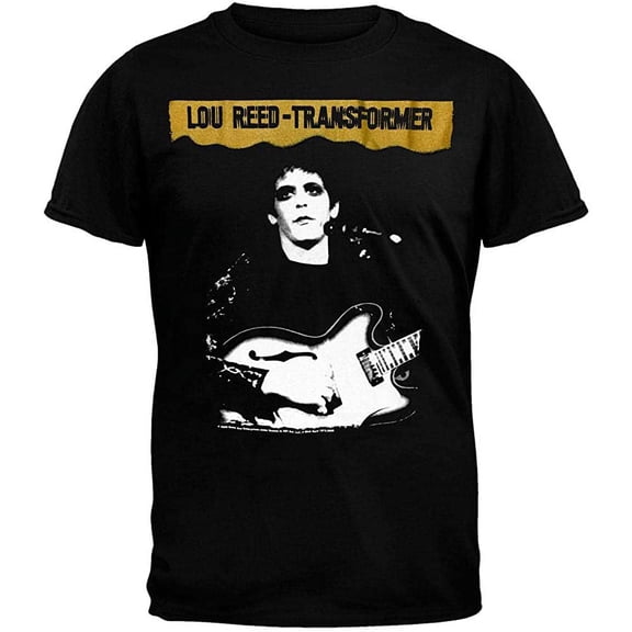 Lou Reed Men's Transformer T-shirt Large Black