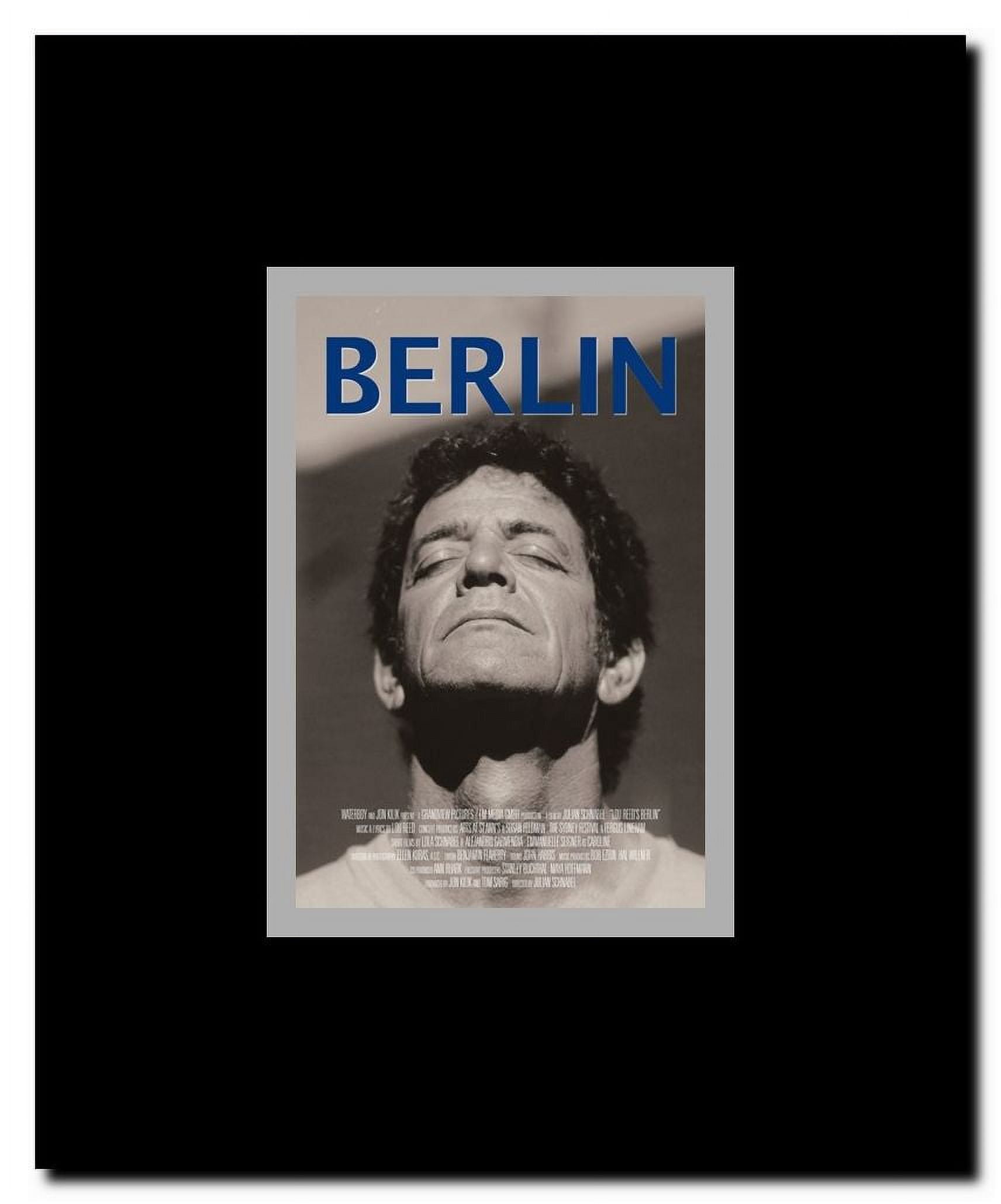 Lou Reed's Berlin Framed Movie Poster