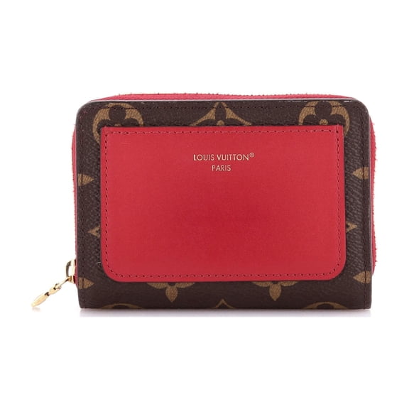 Lou Wallet Monogram Canvas with Leather By Rebag