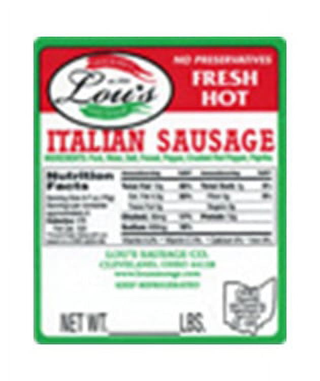 Lou's Hot Italian Sausage