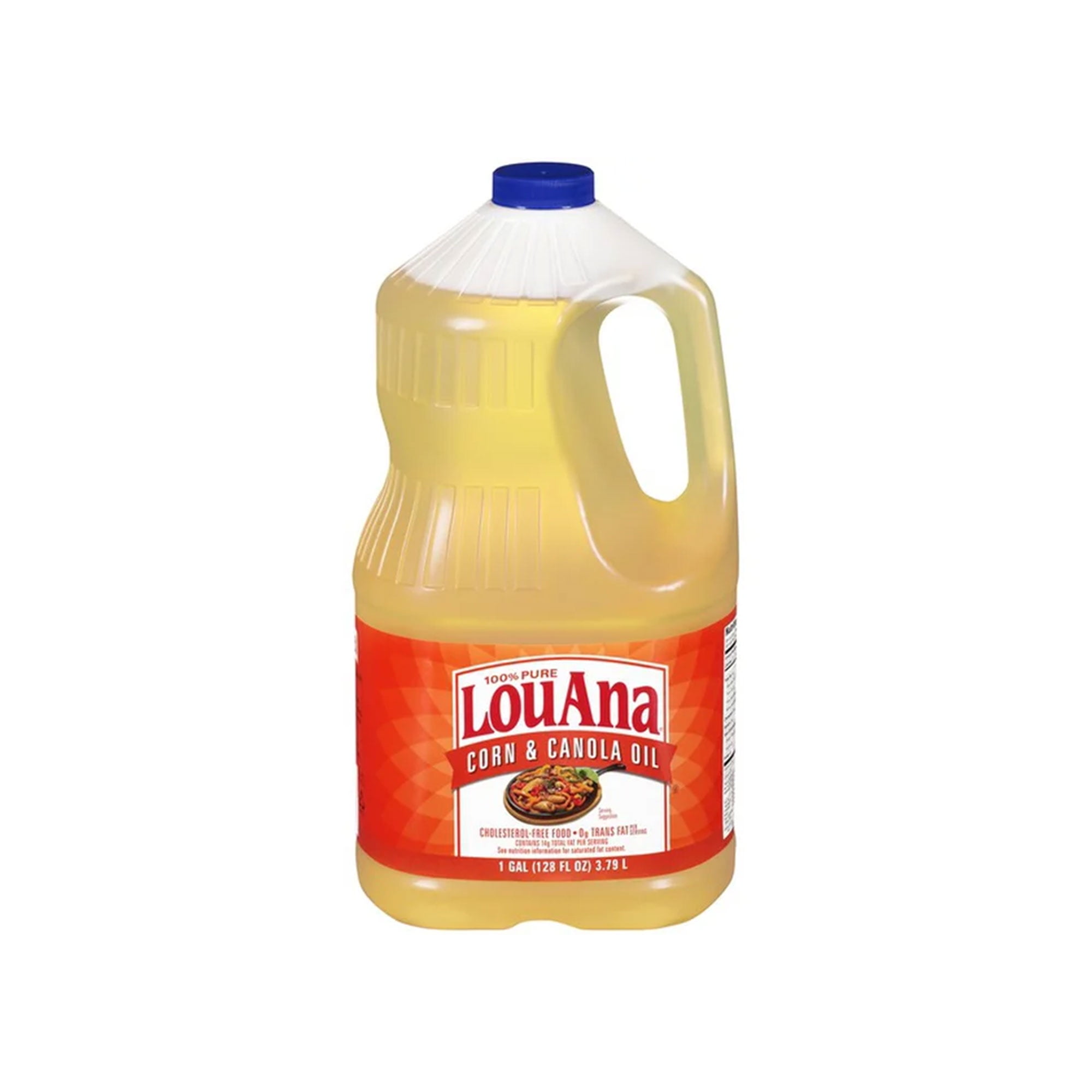 LouAna 100 Pure Corn & Canola Oil, 128 Fl Oz