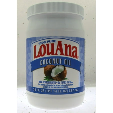 LouAna Coconut Oil 100% Pure, 30 Fl Oz