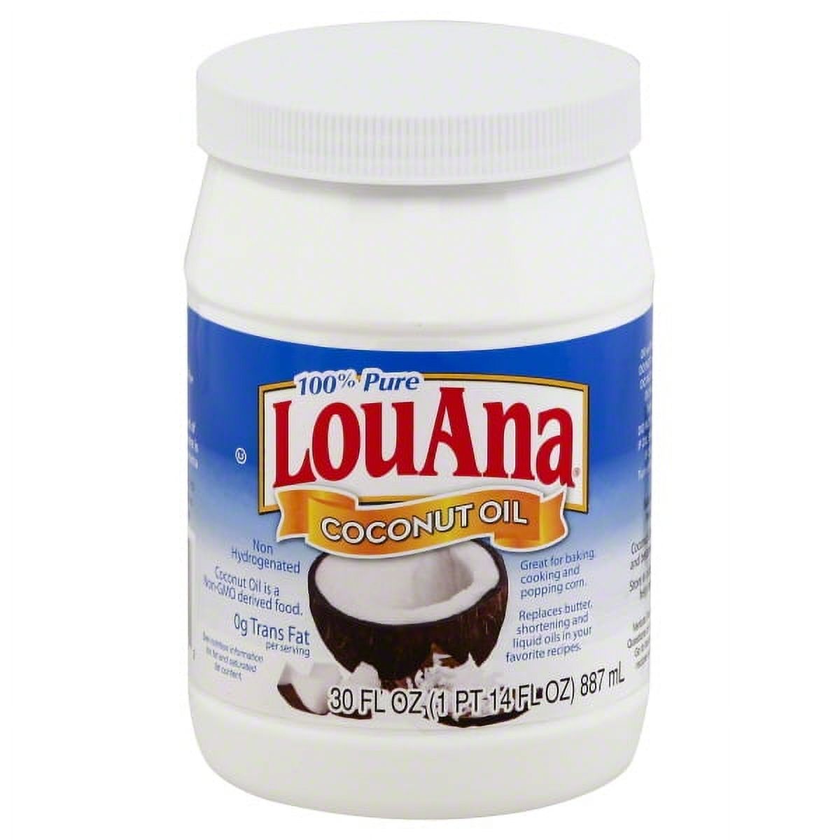 LouAna Coconut Oil 100% Pure, 30 Fl Oz - image 1 of 5