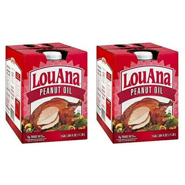 LouAna Peanut Oil, 3 Gallon (Pack of 2)