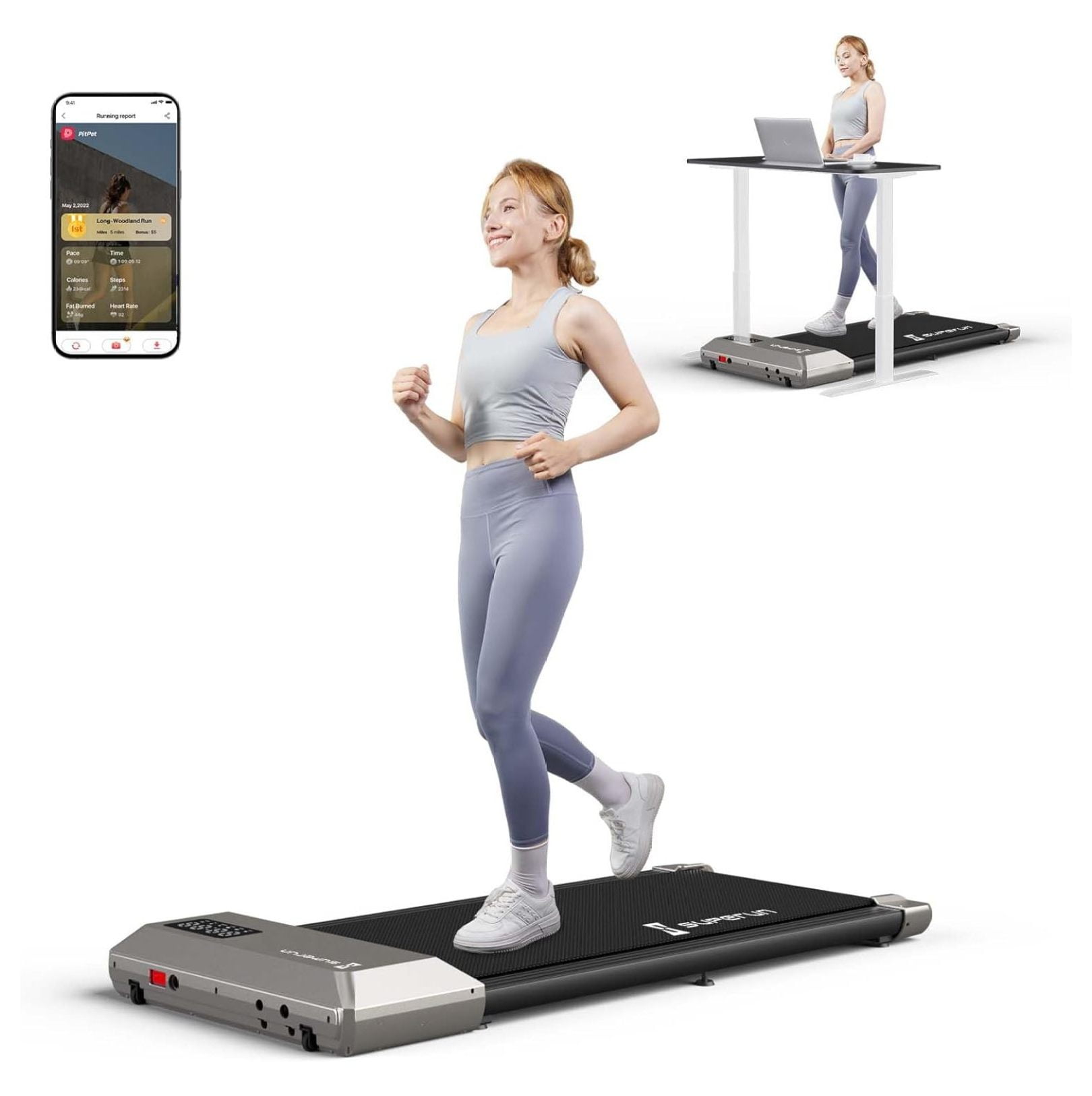 wellfit treadmill quiet apartment