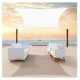 thumbnail image 1 of LouZub 8' x 16' White Rectangle CTAPR0812 Sun Shade Sail Canopy Mesh Fabric UV Block UPF50 - Heavy Duty - 190 GSM - 3 Years Warranty, 1 of 8