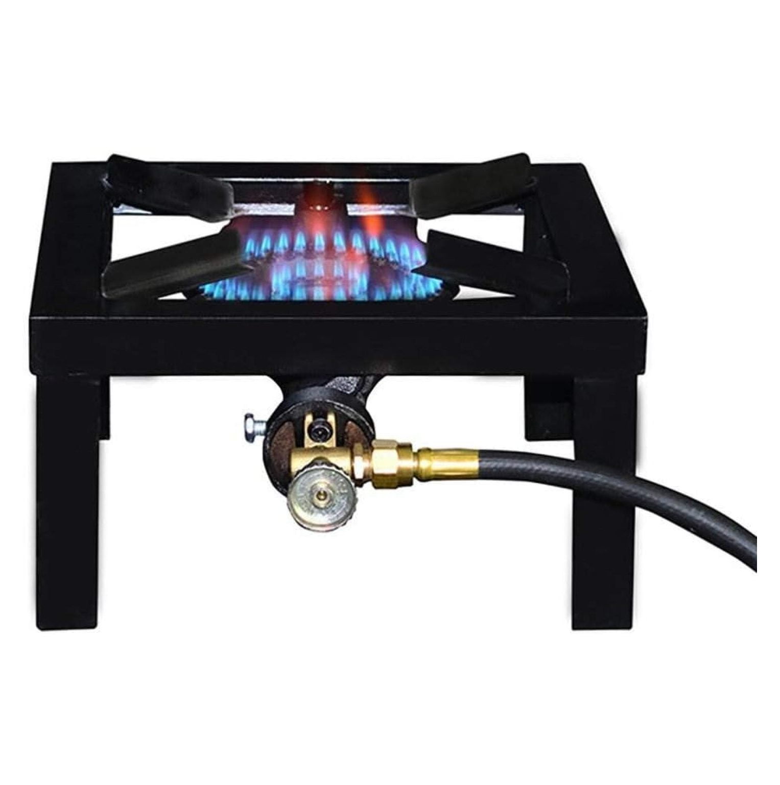 Black Iron 15,000 BTU Single Burner Propane Camping Stove