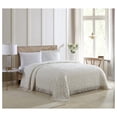 thumbnail image 1 of LouZub Medallion Chenille Bedspread, Full, Ivory, 1 of 5