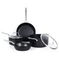 LouZub Onyx Collection 6Piece Nonstick Frying Pan Skillet Set, PFOA