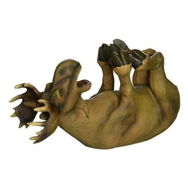 LouZub Wine Bottle Holder for 750ml Standard Wine Bottle, Hand-Painted Resin Kitchen Decor, Unique and Rustic Home Decor for Countertop or Wine Bar,