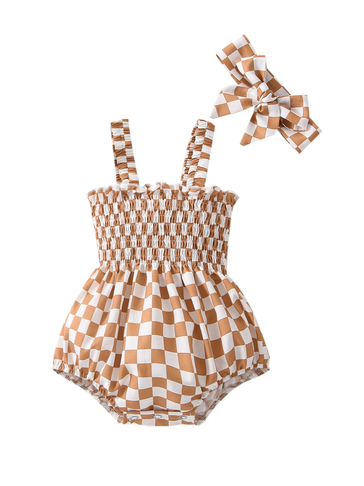 Adorable Floral & Ice Cream Romper Dress For Baby Girls - Perfect For 4th Of July & Summer