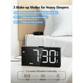 thumbnail image 1 of Loud Alarm Clock for Heavy Sleepers with 3-Level Vibration, Dual Alarm, USB Charger, Large Numbers, 1 of 6