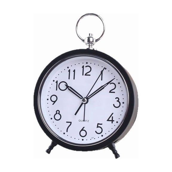 Loud Alarm Clock for Students with Night Light for Battery Powered Jump Second