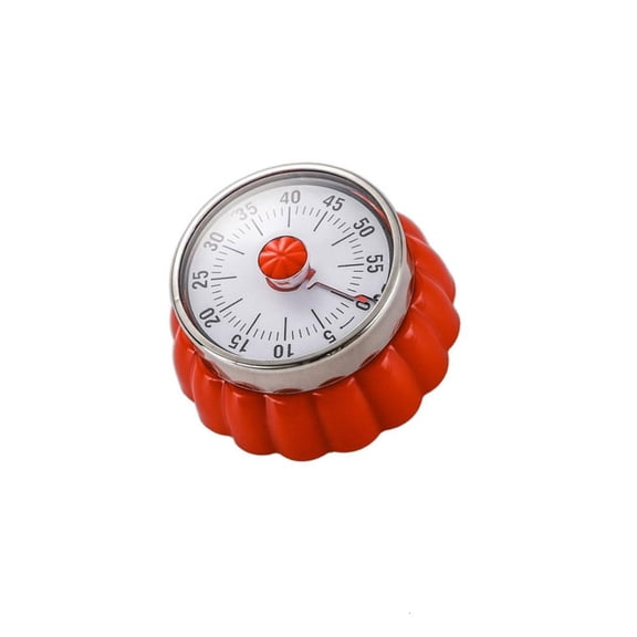 Loud Alarm Steel Kitchen Timer With Secure Mount Mechanical 60 Minutes Countdowns Clock For Recipes Exercises
