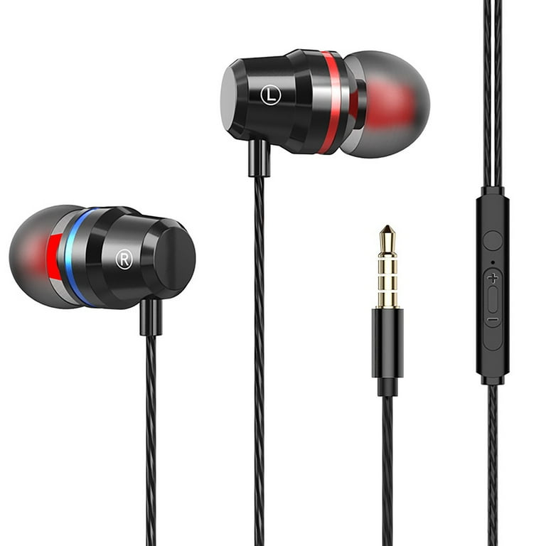 Aux headphones with mic hotsell