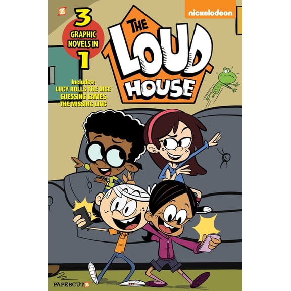 Loud House The Loud House 3-In-1 #5: Includes Lucy Rolls the Dice, Guessing Games, and the Missing Linc, Book 5, (Paperback)