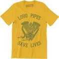 thumbnail image 1 of Loud Pipes Save Lives Mens biker rider motor engine Modifications Car T-Shirt, 1 of 4