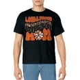 thumbnail image 1 of Loud Proud Cheer Mom Orange Team Leopard Funny Cheer Crew T-Shirt, 1 of 3