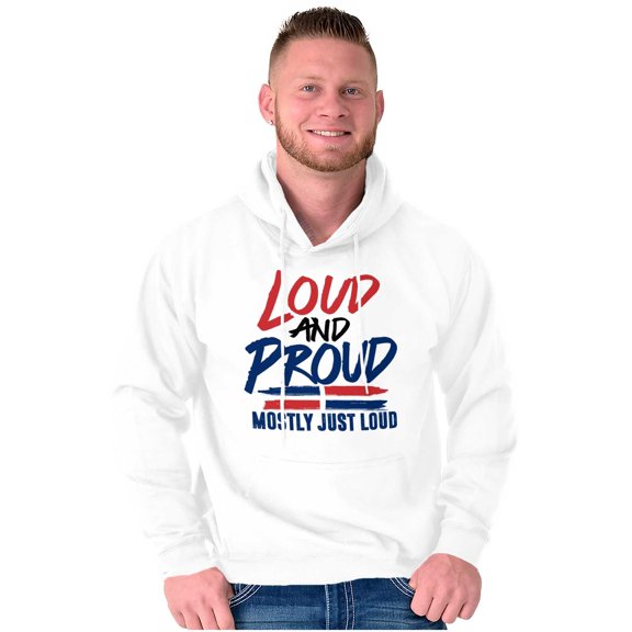 Loud Proud Dominican Heritage Pride Hoodie Sweatshirt Women Men Brisco Brands M