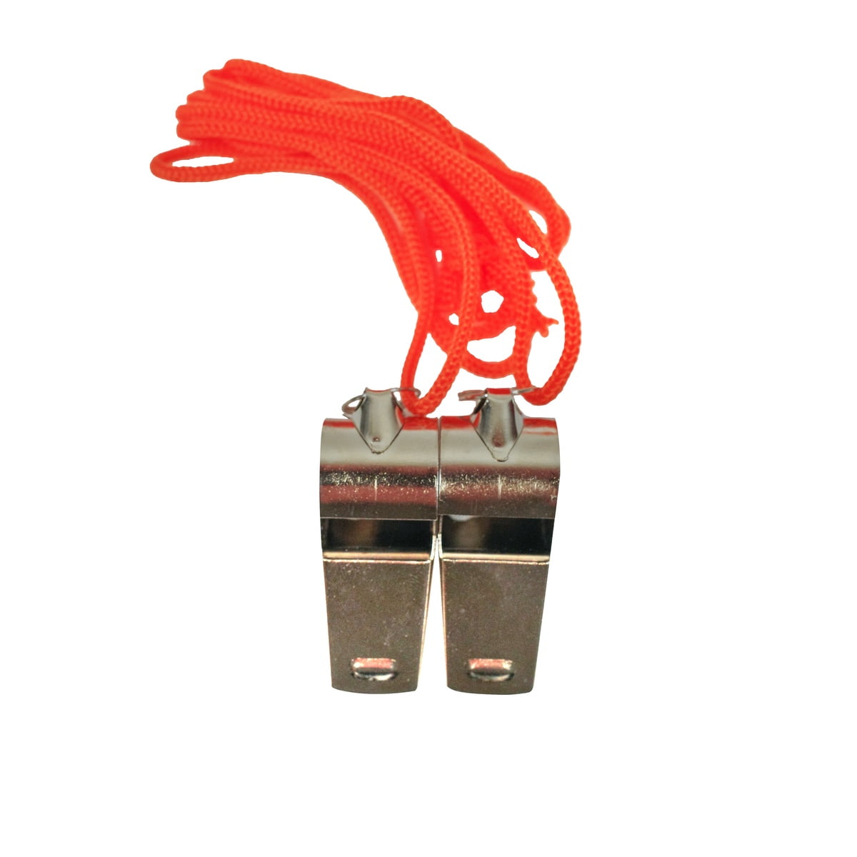 Loud Stainless Steel Sport Coach Whistle Set 2 Pack Football Referee