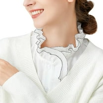 LoudSung Detachable Fake Collar Blouse False Collar Half Shirts Dickey Collar Top Elegant for Women Girls
