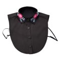 thumbnail image 1 of LoudSung Detachable Fake Collar Half Shirt Blouse False Collar Embroidery Dickey Design for Women Girls, 1 of 7